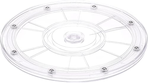MECCANIXITY Soporte giratorio de 8 pulgadas con rodamientos de bolas de acero, base giratoria Lazy Susan para gabinetes de esquina de cocina,