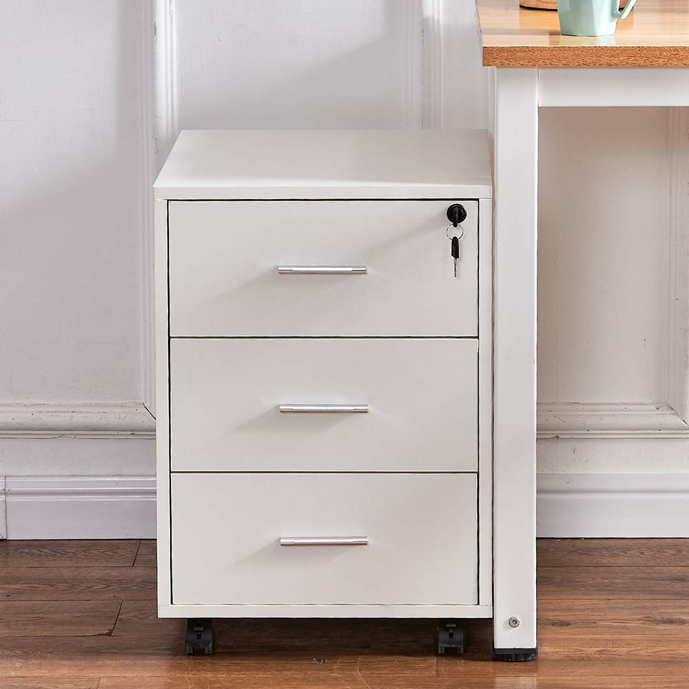 Buy Huisen Furniture Office Mobile File 3 Drawers with Lock for
