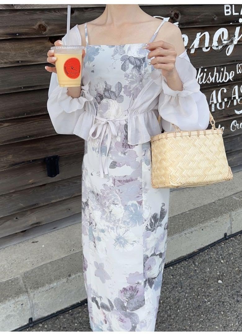 Amazon.co.jp: GRLグレイル 3点セット2Way花柄セパレート浴衣fy016