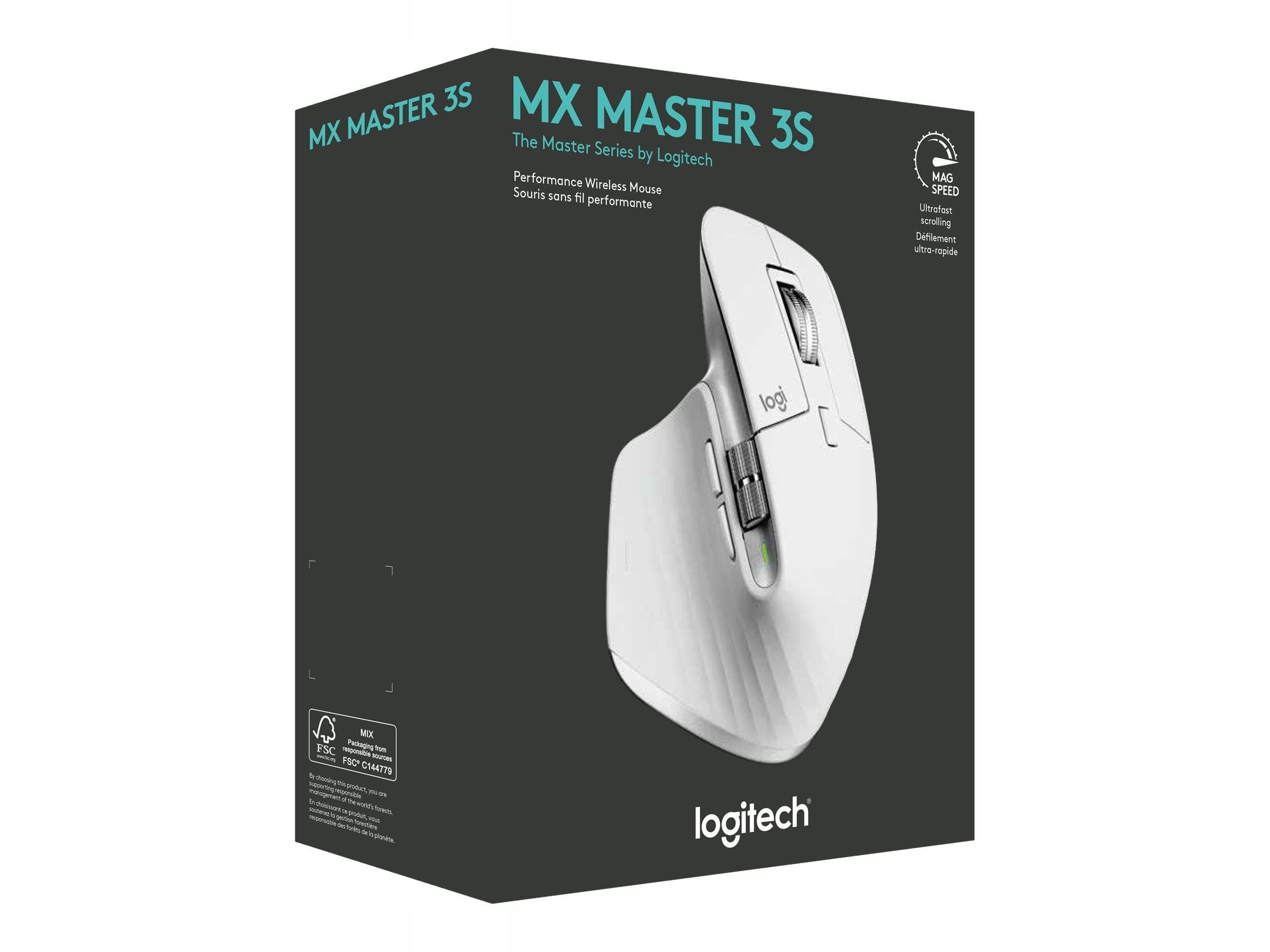 Logitech MX Master 3S Wireless Performance Mouse (White) : Amazon