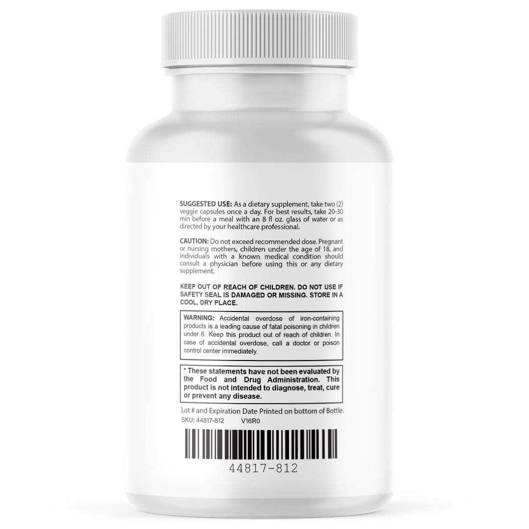 Brain Productivity Supports Focus, Memory & Cognitive Function | Dietary Supplement | 60 Capsules — Amazon image 3