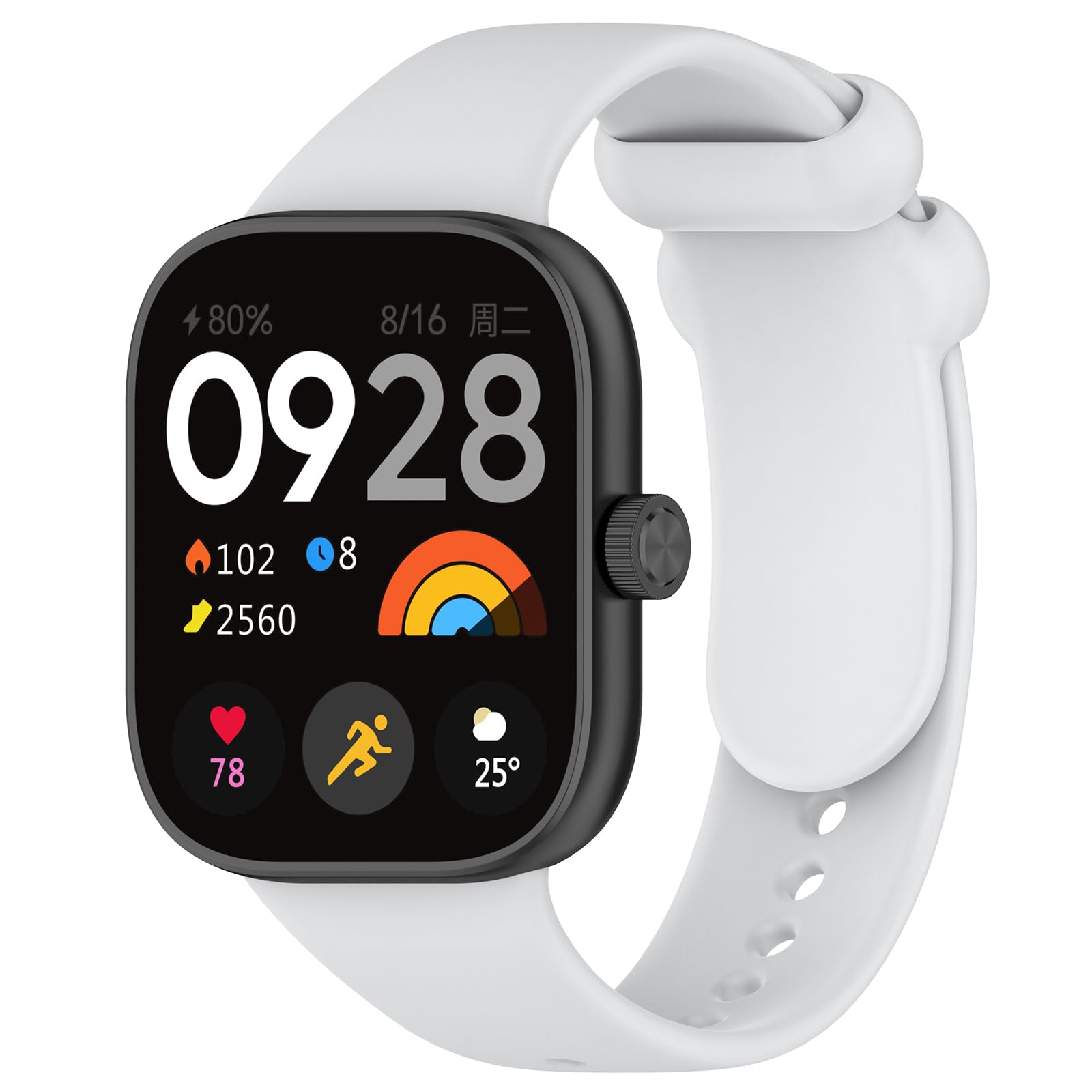 Senter Quick Release Soft Rubber Replacement band for Redmi Watch 4 Smart Watch