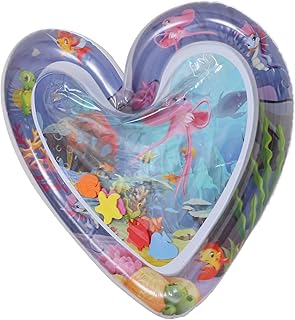 CIYODO 1Pc Almofada De Água Crianças Playmat Almofadas De Jogo Para Bebês Tapete De Jogo Para Bebês Centro De Jogo Inflável Esteira De Jogo De Bebê Recém-Nascido Tapete De Água Inflável