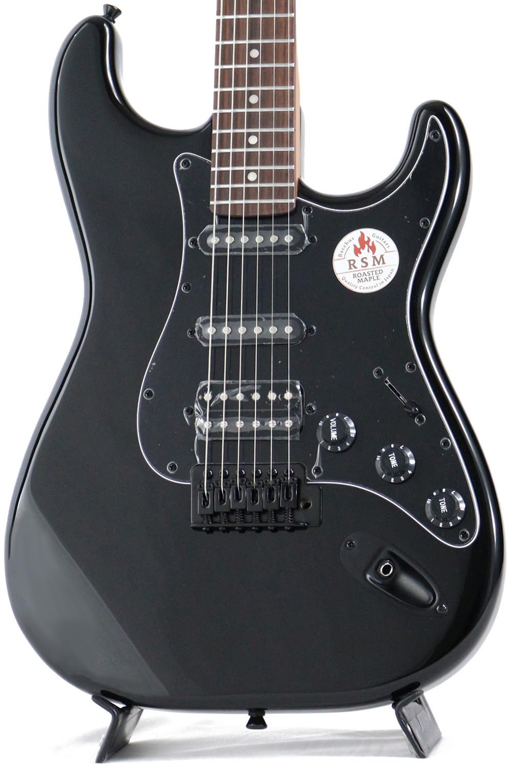 Amazon | バッカス BACCHUS BST-2-RSM/R ALL BLACK エレキギター