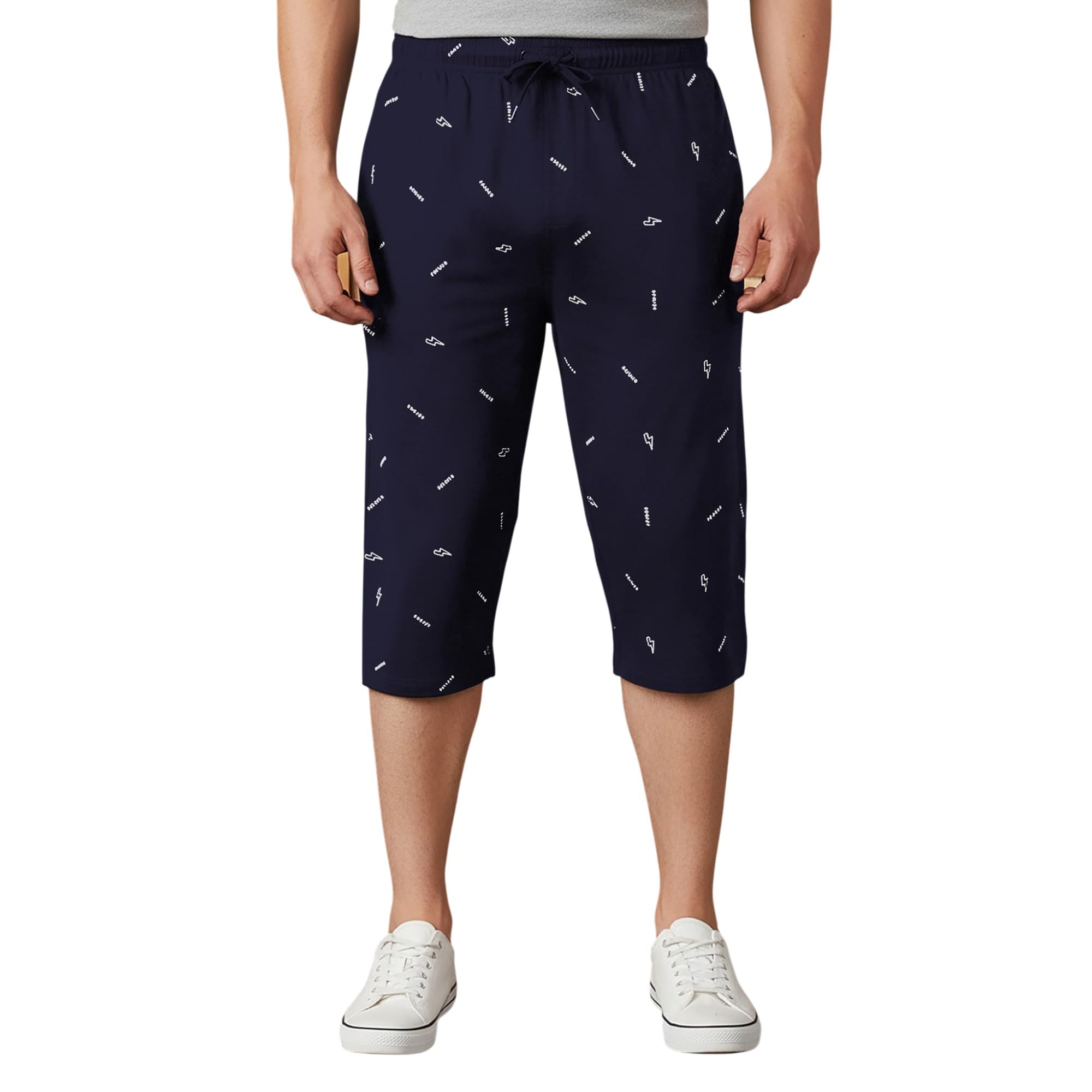 guide Men's Regular Fit Printed Three Forth-picture-16