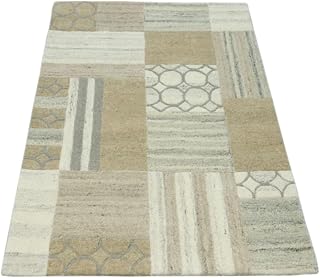 Teppich 100% Natur Wolle Ungfärbt, Nepal Handgefertigt Orientteppich HT328 200X300 cm