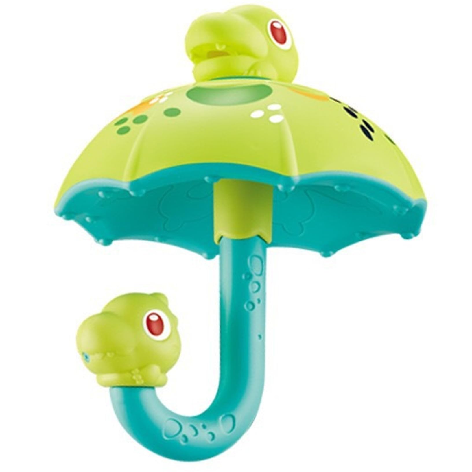 Monwssoe Bath Toys, Baby Bath Toy, Umbrella Toy Sprinkler for Toddlers Rotating Water Spray Shower Head for Fun Tub Time, Dishwasher Safe, Dinosaur