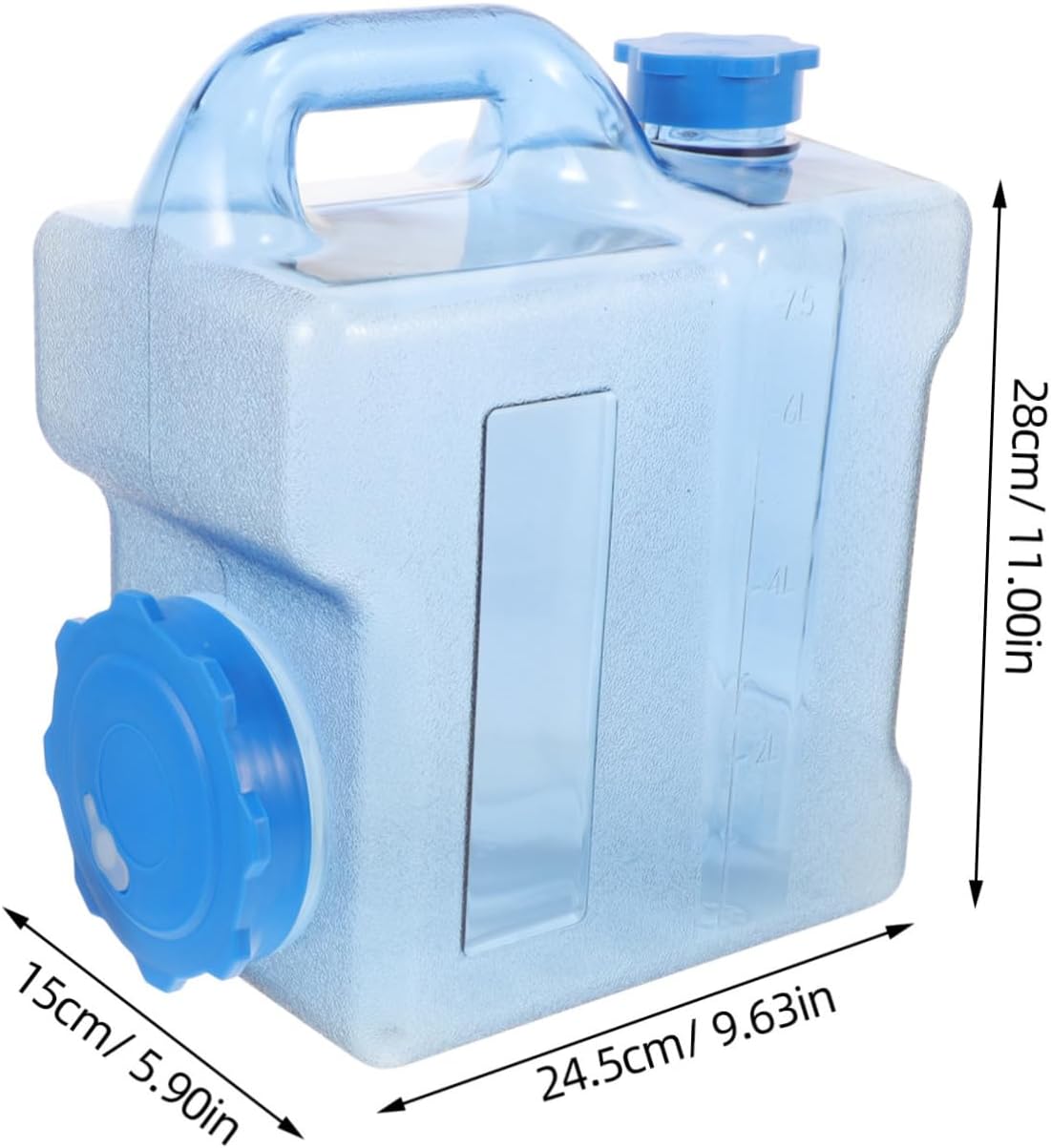 Camping Water Storage Jug Spigot Large Capacity Portable Water Container for Hiking Emergency Use