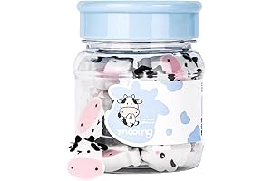 Cartoon Erasers for School - Cows and Sheep Erasers