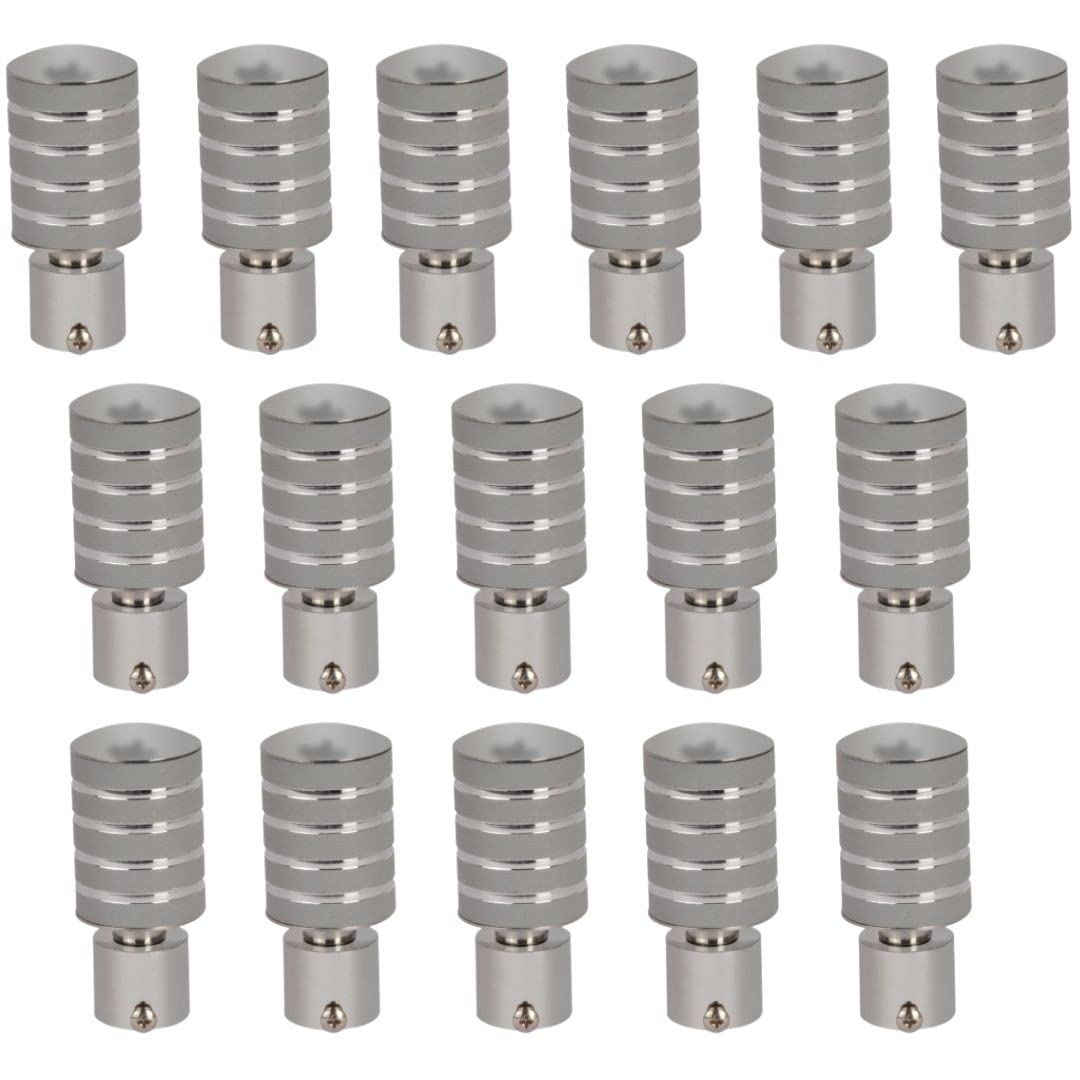 Stainless Steel Curtain Finials - Modern Design -22