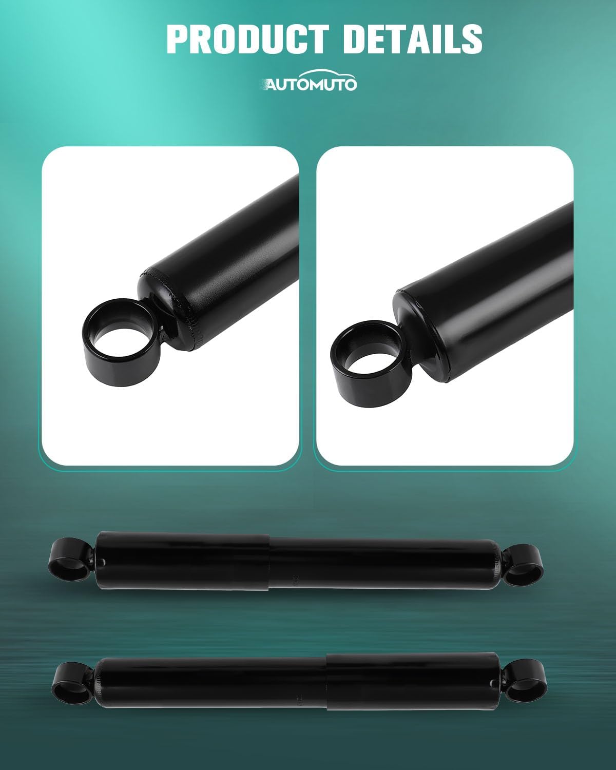 2x Struts AUTOMUTO Shock Absorbers Fits 2000-2011 for Peterbilt 387,2008-2018 for Peterbilt 389,2017-2020 for Peterbilt 520,2014-2020 for Peterbilt 567,13-20 for Peterbilt 579 Shocks 0202742 - Front