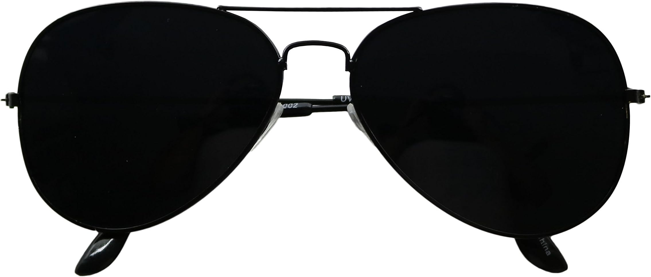 ShadyVEU Smoke Lens Pilot Sunglasses Retro UV400 Classic Metal Frame Shades