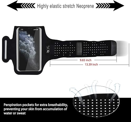 Miniatura 4 de Funda resistente al agua para iPhone 16 15 14 13 12 11 XS Pro Max Plus Galaxy Ultra Plus Galaxy Ultra Plus correa ajustable y bolsillo para llaves,