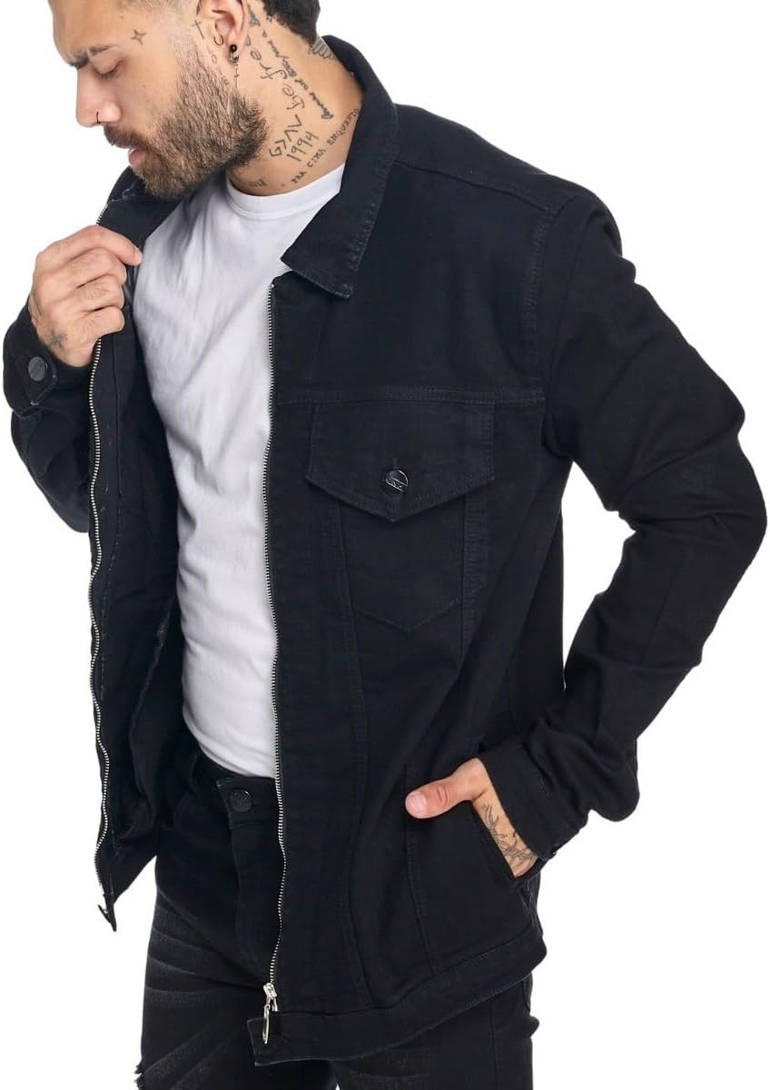 Jaqueta Jeans HNO Jeans Premium Azul Escuro