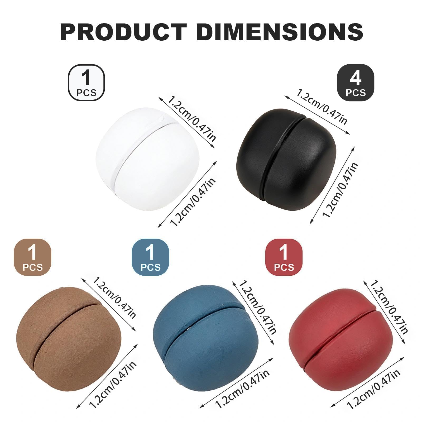 Aimants Hijab Extra Puissants,10Pcs Épingles Magnétiques Multi-usages Sans Broches Boutons Aimantés Compacts Résistants à Usure Alliage pour Vêtements et Écharpes Femmes et Hommes (5 Couleurs)