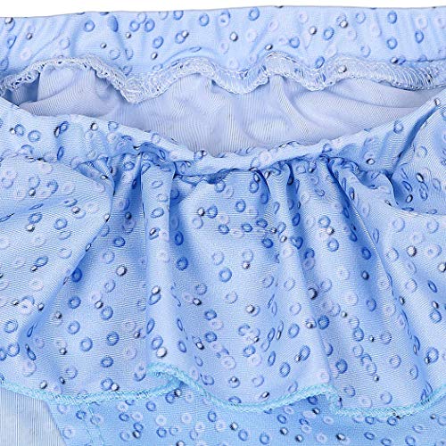 Image of Jurebecia Princess Two Piece Swimsuit for Girls Ruffle Sleeve Bathing Swimwear Baby Girls Takini 2-10 Years