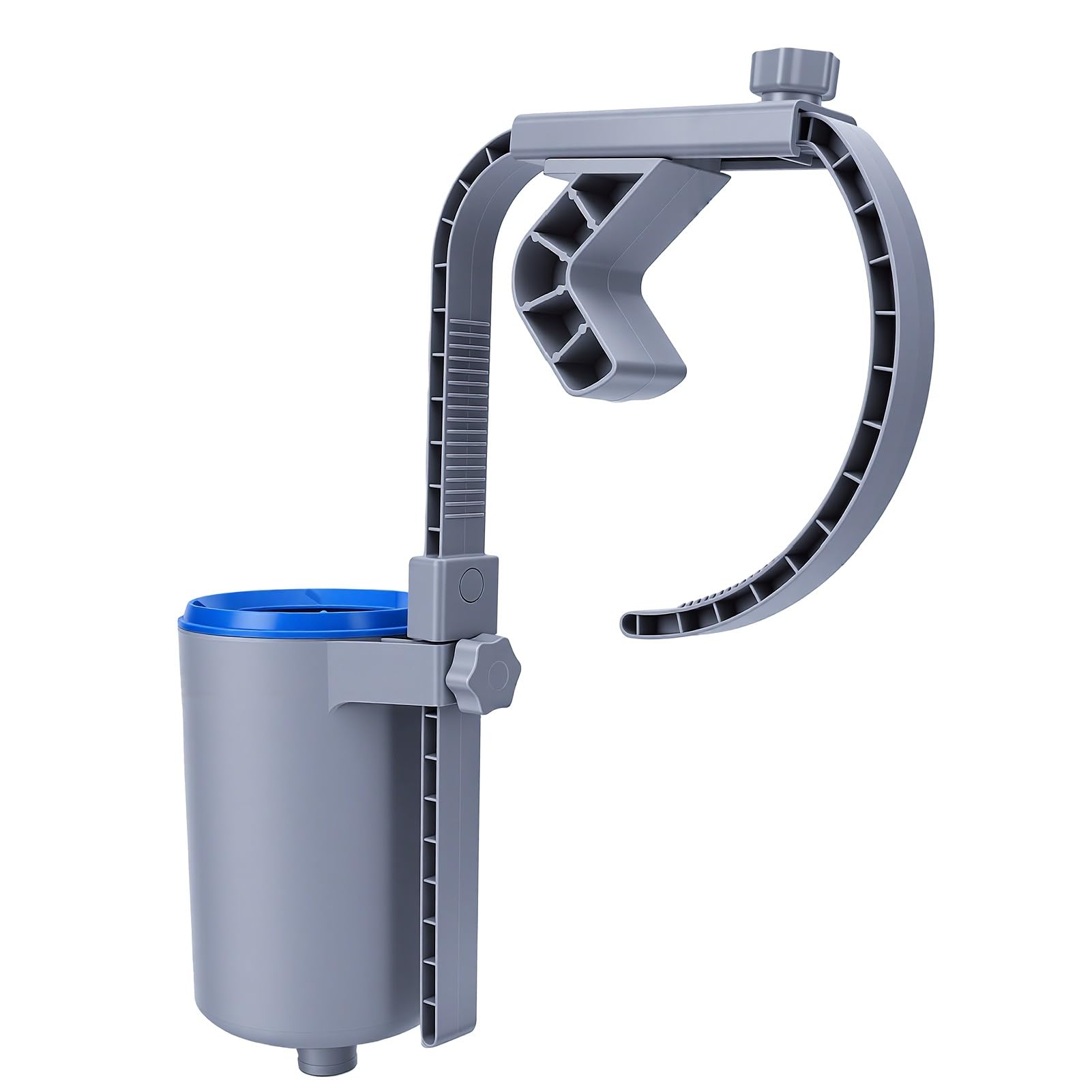 Luocute Skimmer per Piscine Fuori Terra, Skimmer per Montaggio a Parete con Scrematura Automatica | per piscine gonfiabili con struttura in metallo, clip antigalleggiante, staffa regolabile, funziona con pompa da 800 GPH