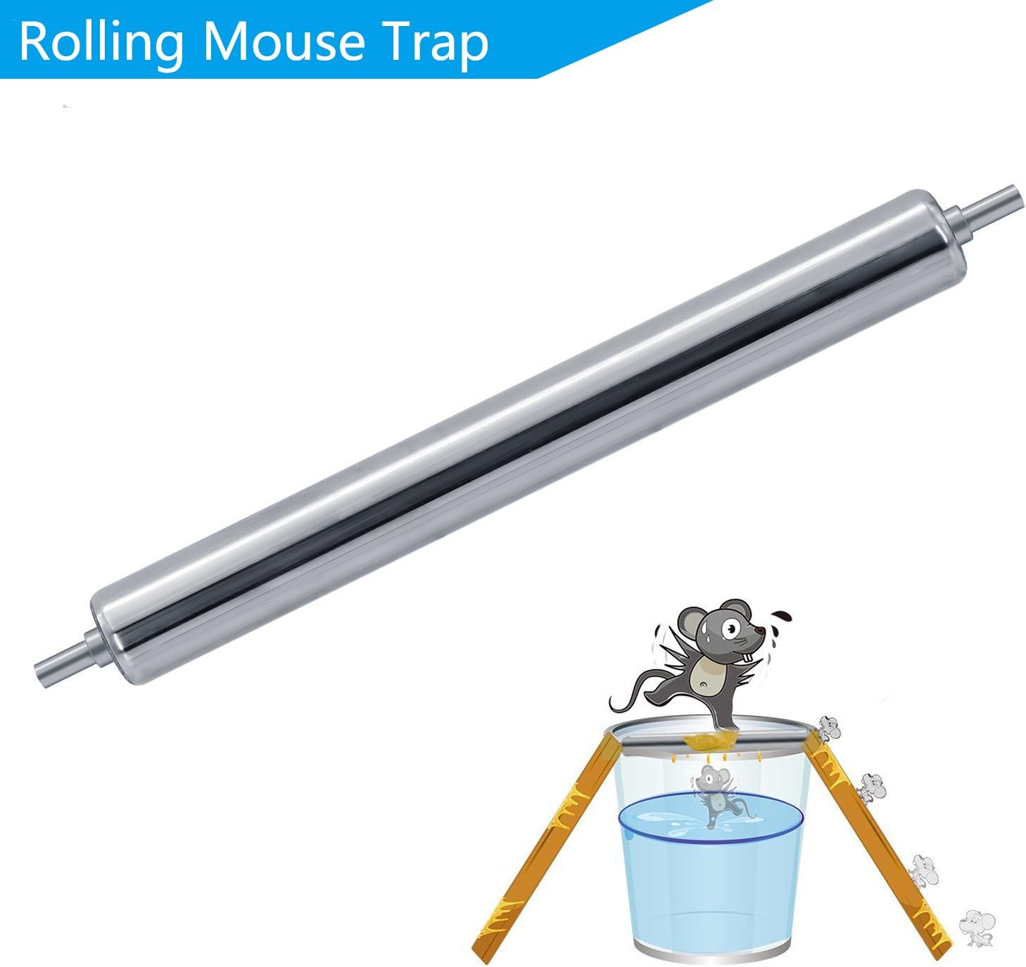 Mouse killer 5 gallon bucket Kill or No Contain