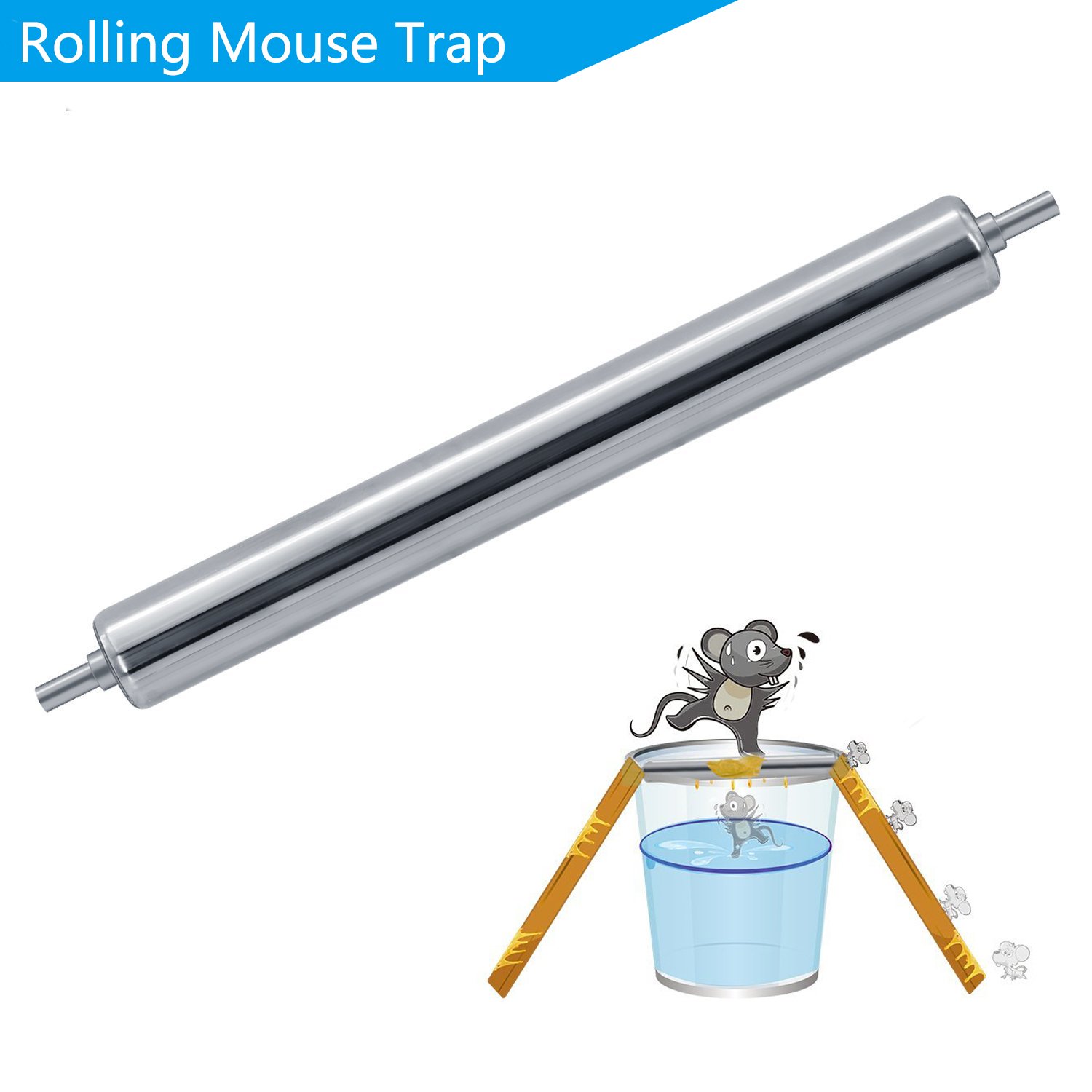 Buy Mouse killer 5 gallon bucket Kill or No Contain Trap for