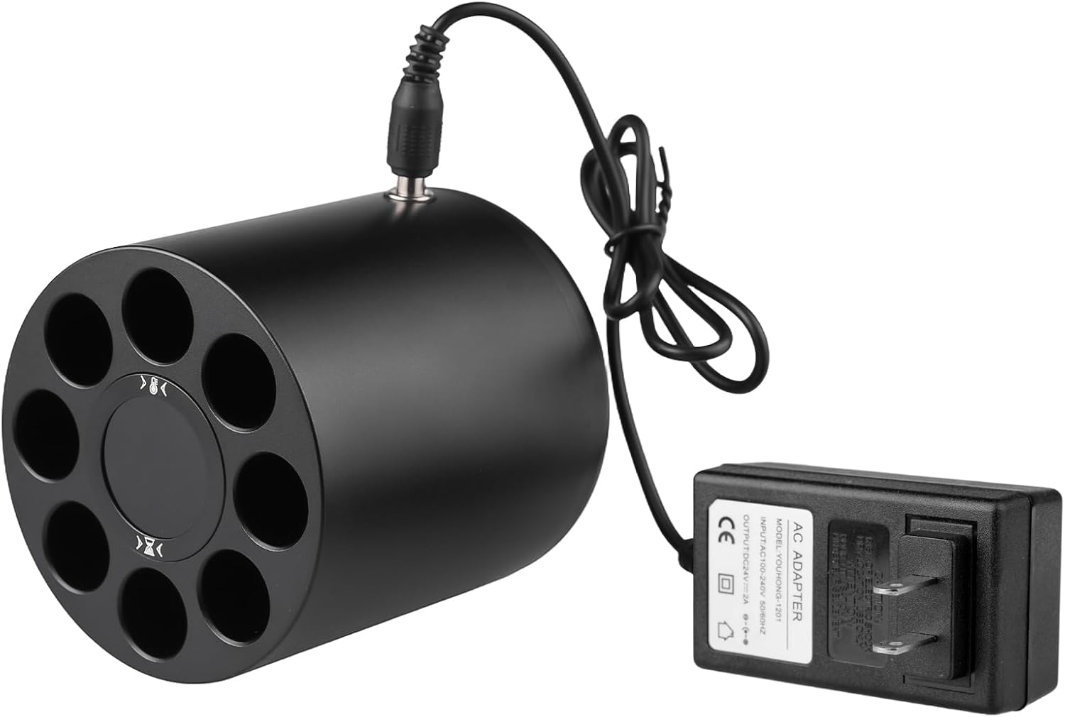 Calefactor Eléctrico Convector con Termostato Ajustable 40-70°C y Temporizador