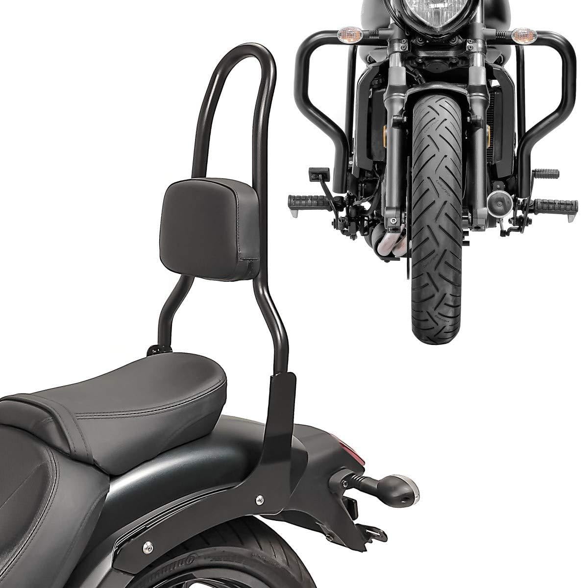 Sissybar Set pour pour Kawasaki Vulcan S/Café 15-20 + Pare Carter Craftride RH11-2