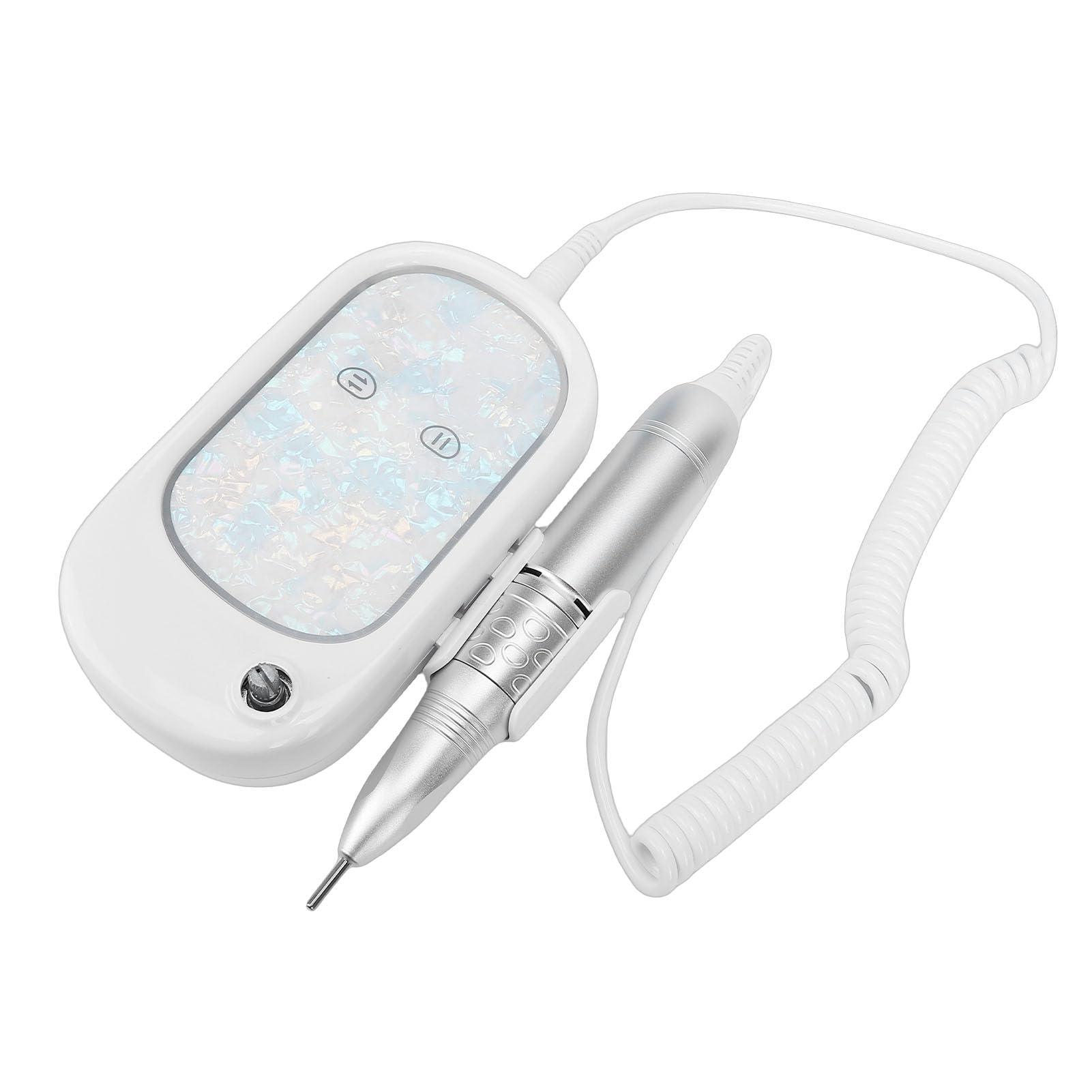 Pongnas Trapano per Unghie, Lucidatore per Unghie Portatile Professionale 35000 Giri/min con Schermo LED e Batteria 2600 MAh, per Salone di Casa, Manicure, Pedicure, Nail Art