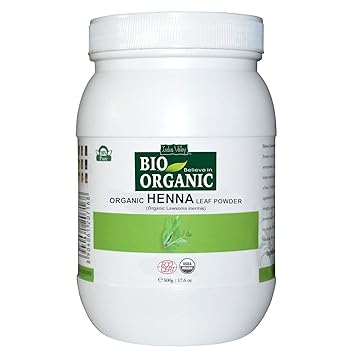 INDUS VALLEY Henna Leaf Powder- 100% Natural Lawsonia Inermis Organic -(500g)