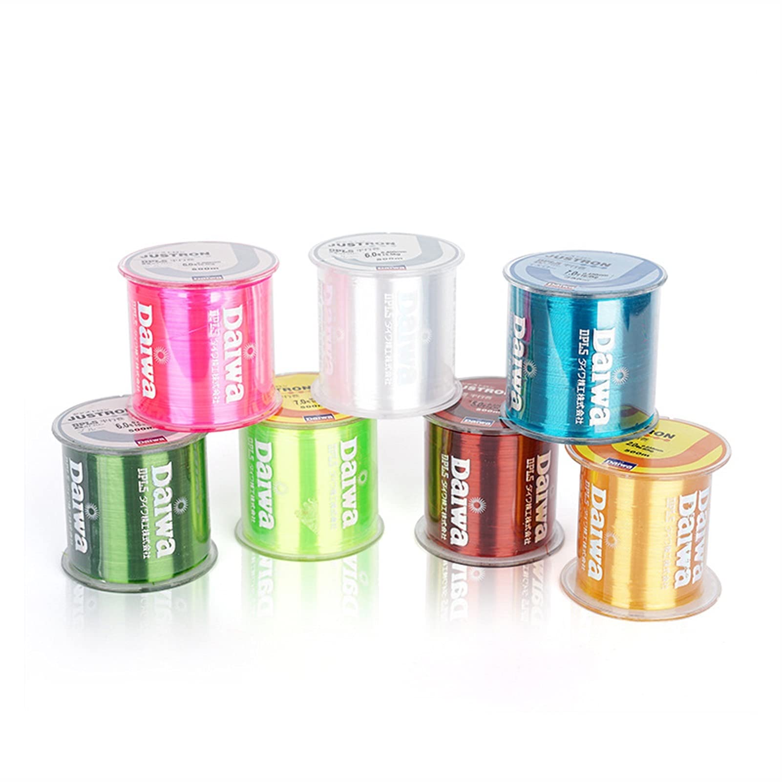 caihuashopping ​Angelschnur 500m Angellinie Superstarke Monofilament Nylon Tackle Sea Fluorkohlenstoff 2-35LB Fischdraht (Color : 1, Line Number : 1.2#)