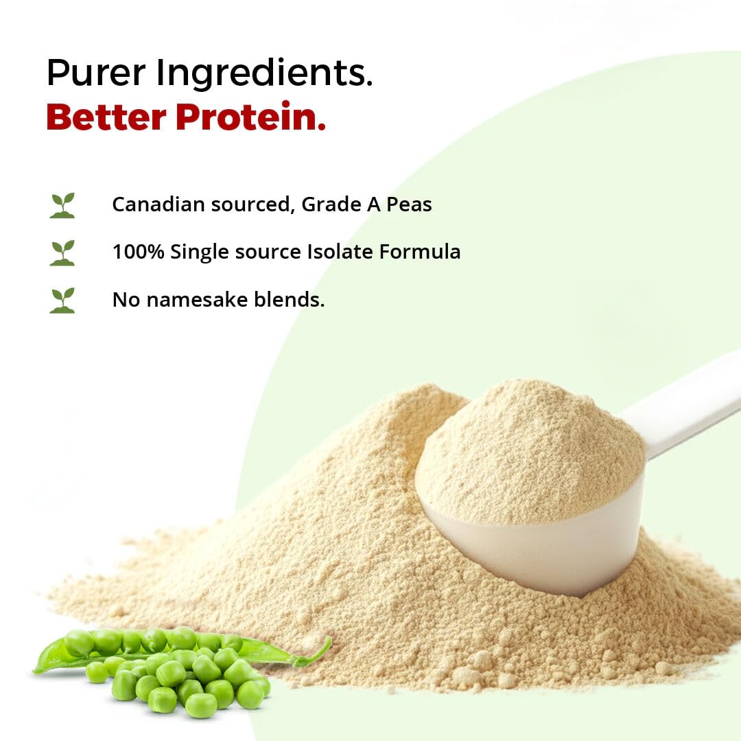 Neulife Super Isolate Plant Vegan Protein Powder – Complete Pea Isolate + Ketofuel MCT, Easy Digestion, Muscle Recovery & Weight-Management, Unflavoured 450 g — Amazon image 8