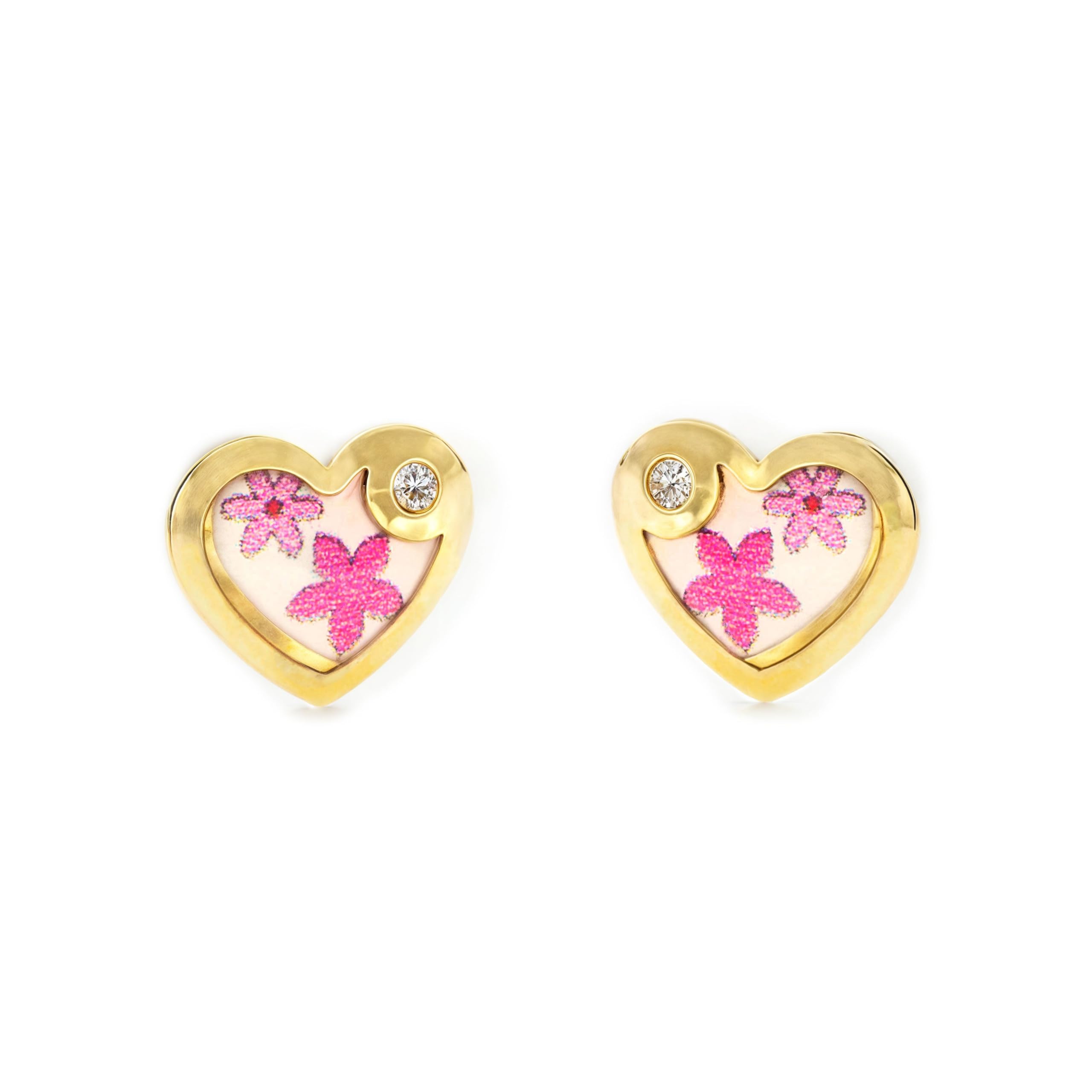Pendientes de oro para bebé perfectos como regalo de bautizo 8