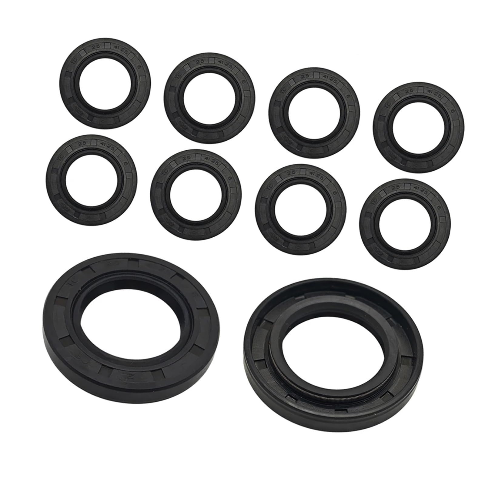 Sello de aceite del cigüeñal de motor GX160 retén para generador de gasolina 68F 170F 10 piezas