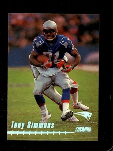 1999 TOPPS STADIUM CLUB #42 TONY SIMMONS NMMT PATRIOTS