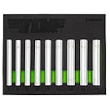 Tools 9 PC. 1/4'' Extra DEEP 6 PT. Metric Socket Set - 1/4'' DR. (7-15MM)