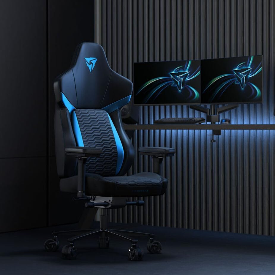 ThunderX3 Core Racer Ergonomic Gaming Chair in a gaming room setting