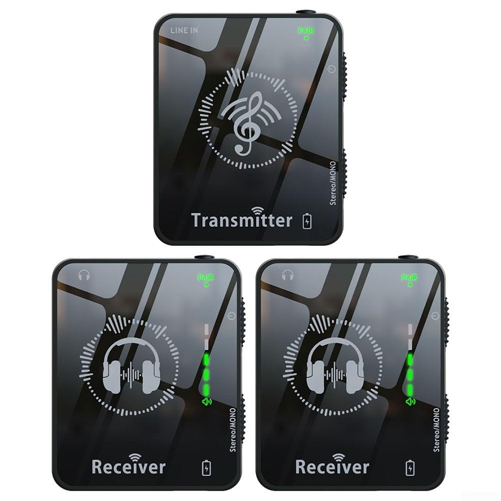 Système IEM professionnel rechargeable de portée de 30 m (1 tran 2