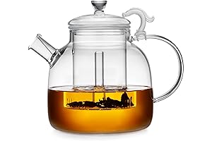 Glass Tea Pot: 1850ml/ 62oz Glass Kettle