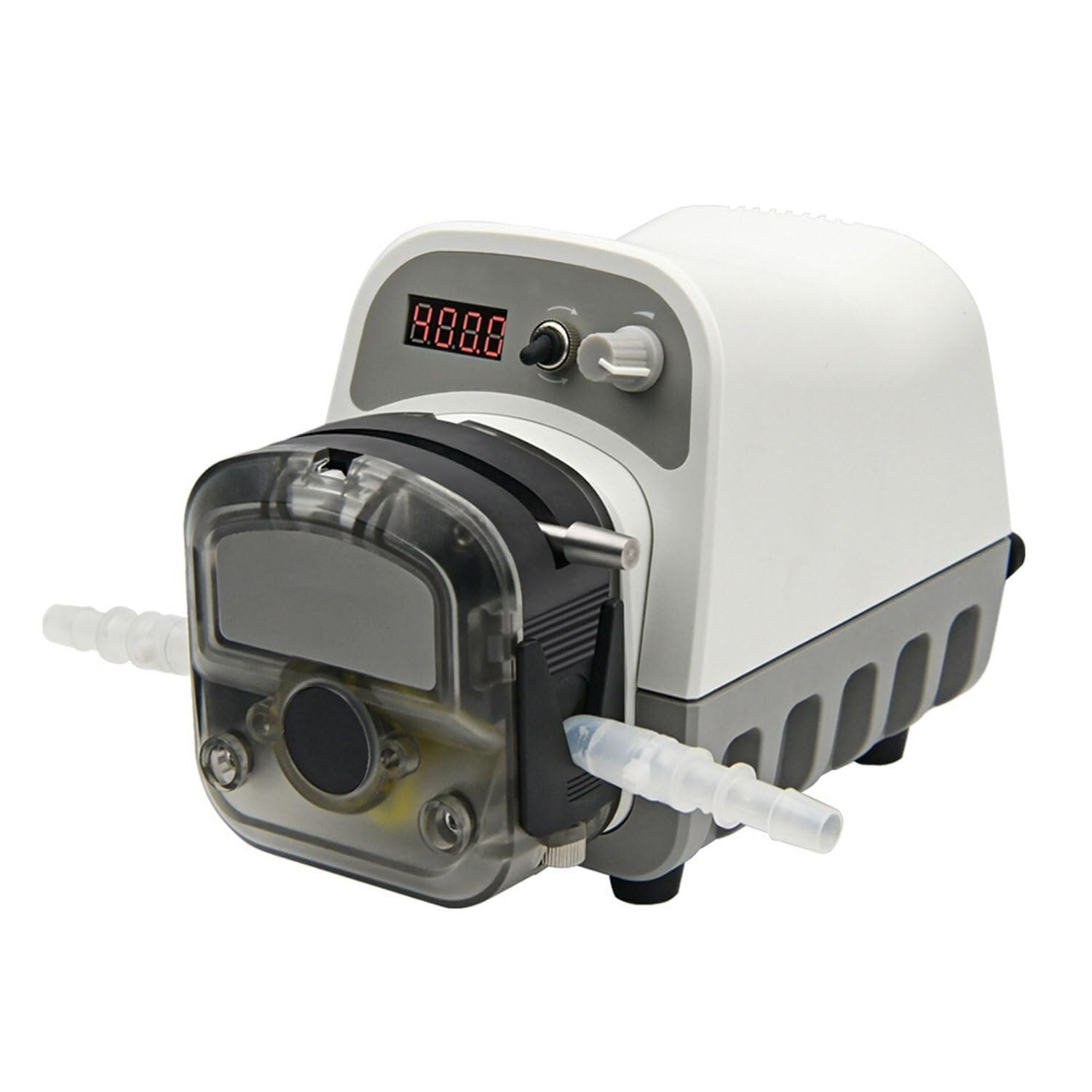 Schlauchpumpe 1500ml/min, 400rpm Laborflüssigkeitsdosierpumpe mit Vorwärts-/Rückwärtsschalter, LED-Anzeige für genaue Flüssigkeitsübertragung
