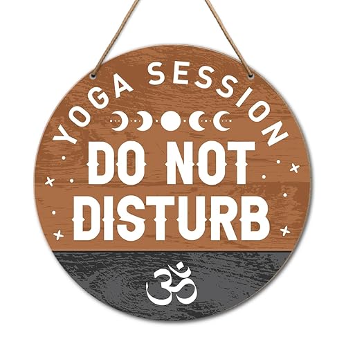 Yoga Studio Sign Wall Decor, Yoga Sign for Home Studio