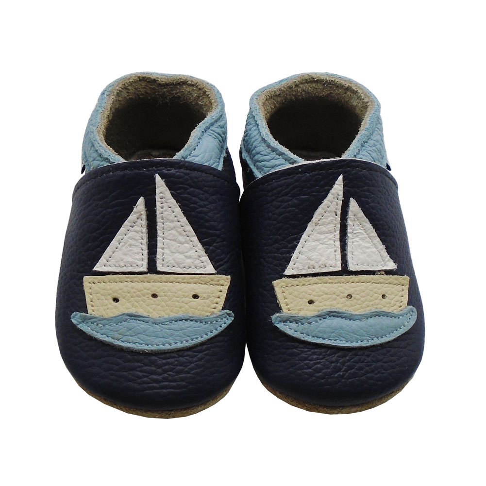 Mejale Baby Krabbelschuhe aus Rindsleder mit Wildledersohle | Breite Zehenbox, elastischer Schaft und weiche Wildledersohle für natürlichen Komfort bei den ersten Schritten