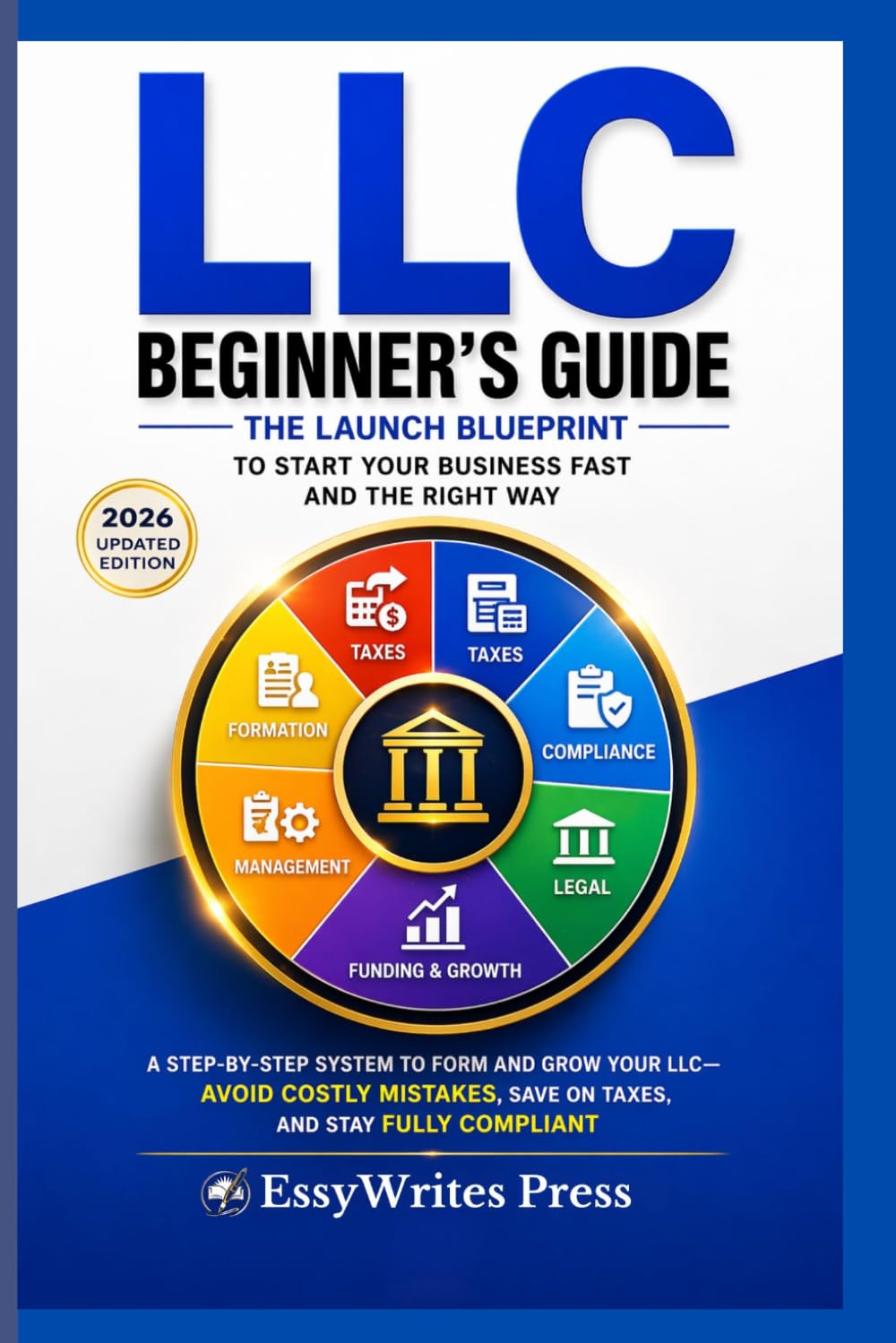 LLC Beginner’s Guide: The Launch Blueprint to Start Your Business Fast and the Right Way: A Step-by-Step System to Form and Grow Your LLC—Avoid Costly Mistakes, Save on Taxes and Stay Fully Compliant