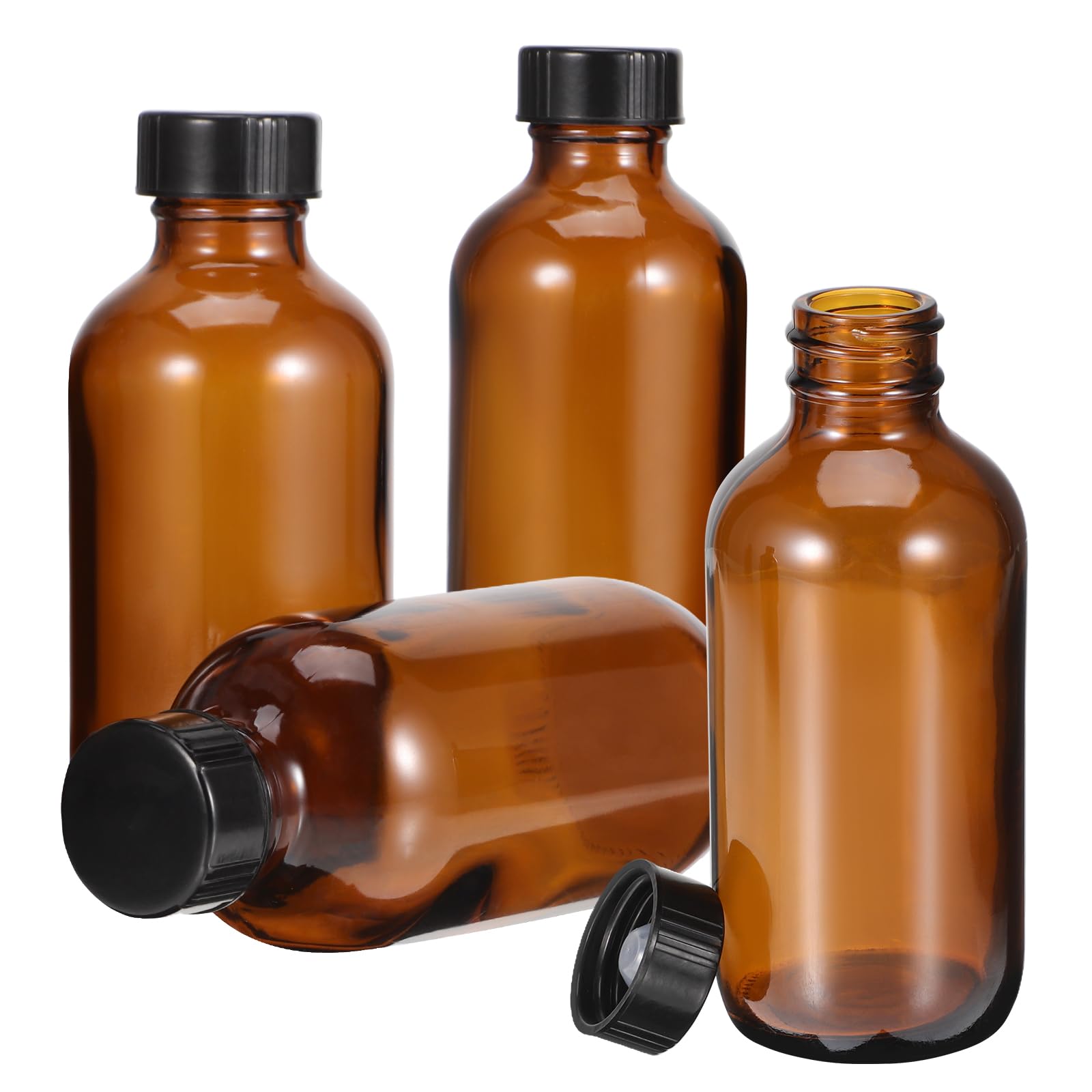 Bouteilles en verre ambré 120ml Ciieeo pour préparer vos mélanges - 2