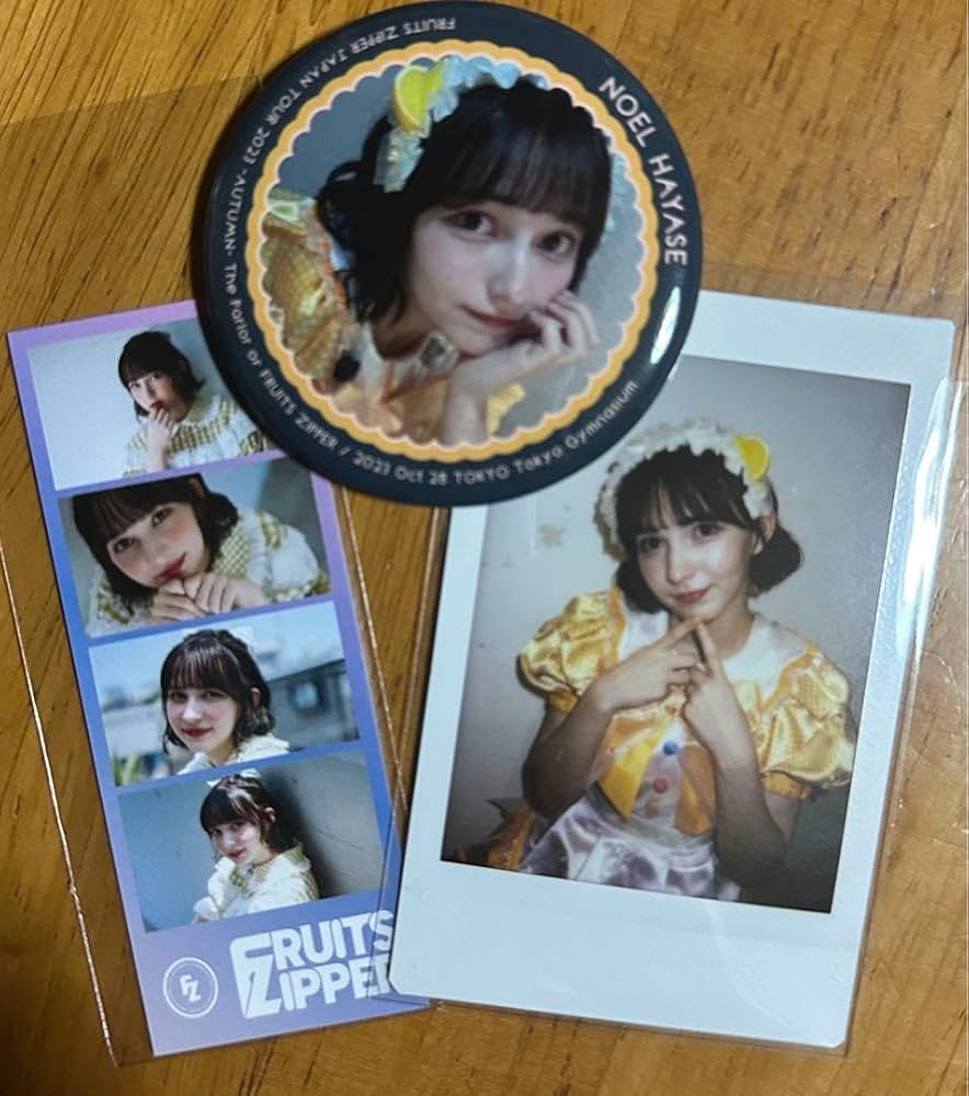 FRUITS ZIPPER早瀬ノエル 特典会チェキ3枚セット FRUITS ZIPPER