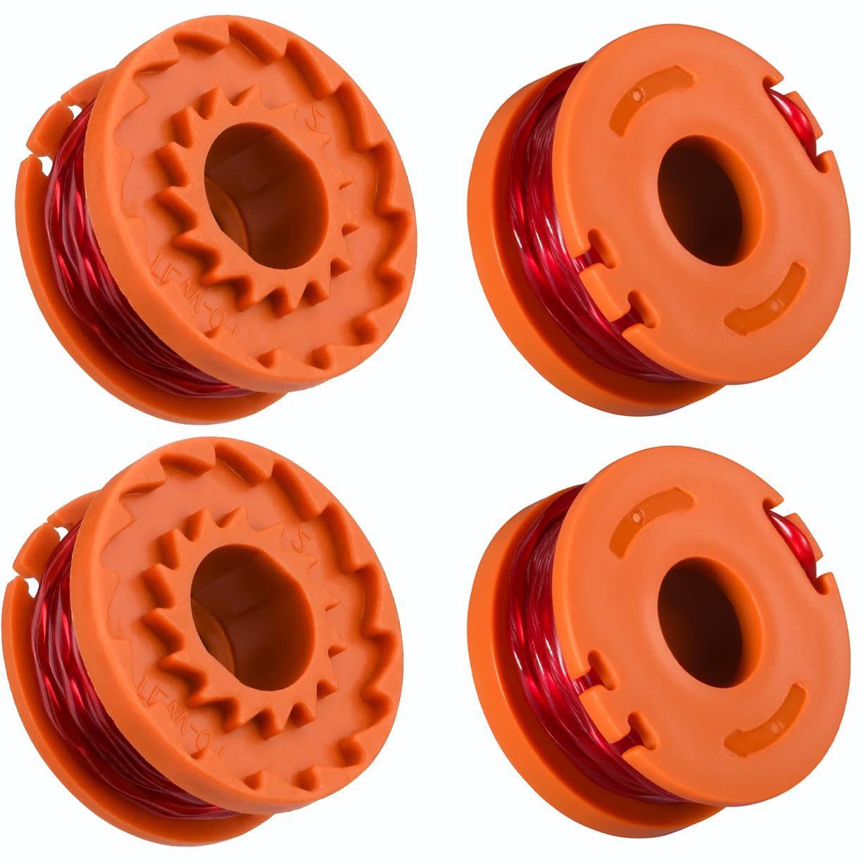 Replacement Strimmer Line Compatible with Worx, BESPOTCL 4PCS 3M Strimmer Wire Lawn Mower Strimmer Spool Grass Trimmer Spool Replacement Trimmer Spool Lawn Mower Line