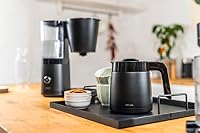 ZWILLING ENFINIGY Filterkaffeemaschine mit 1.25l Thermokanne, Kaffeemaschine mit Boiler, Blooming-, Entkalkerfunktion, Edelstahl, Kunststoff, Schwarz – Ansicht 6