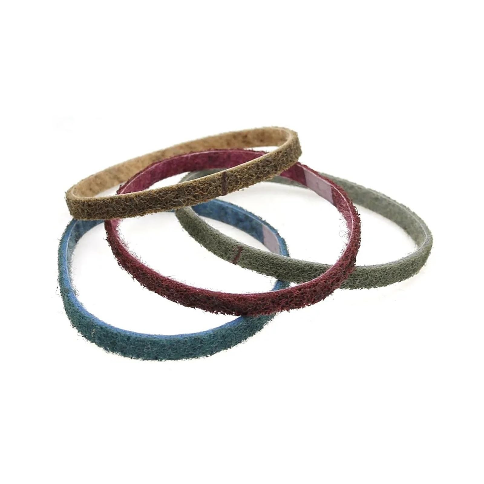 12 stücke 330/457/520mm Nicht-woven Nylon Schleif Schleifbänder Grob bis Fein für(MIX,457x13mm)