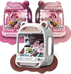 Mini Máquina de Pegar Bichinho Infantil – Brinquedo Interativo com Luzes e Sons | Diversão para Crianças, Festas e Dia das Crianças