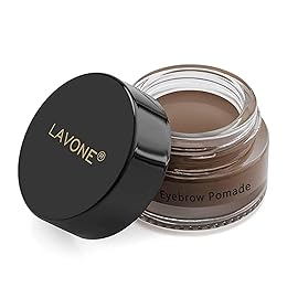 Eyebrow Pomade - Waterproof Brow Pomade for Long-lasting Results,Smudge Proof and Sweat Resistant Formula,Natural Eyebrow Makeup for All Skin Types and Tones - Dark Brown