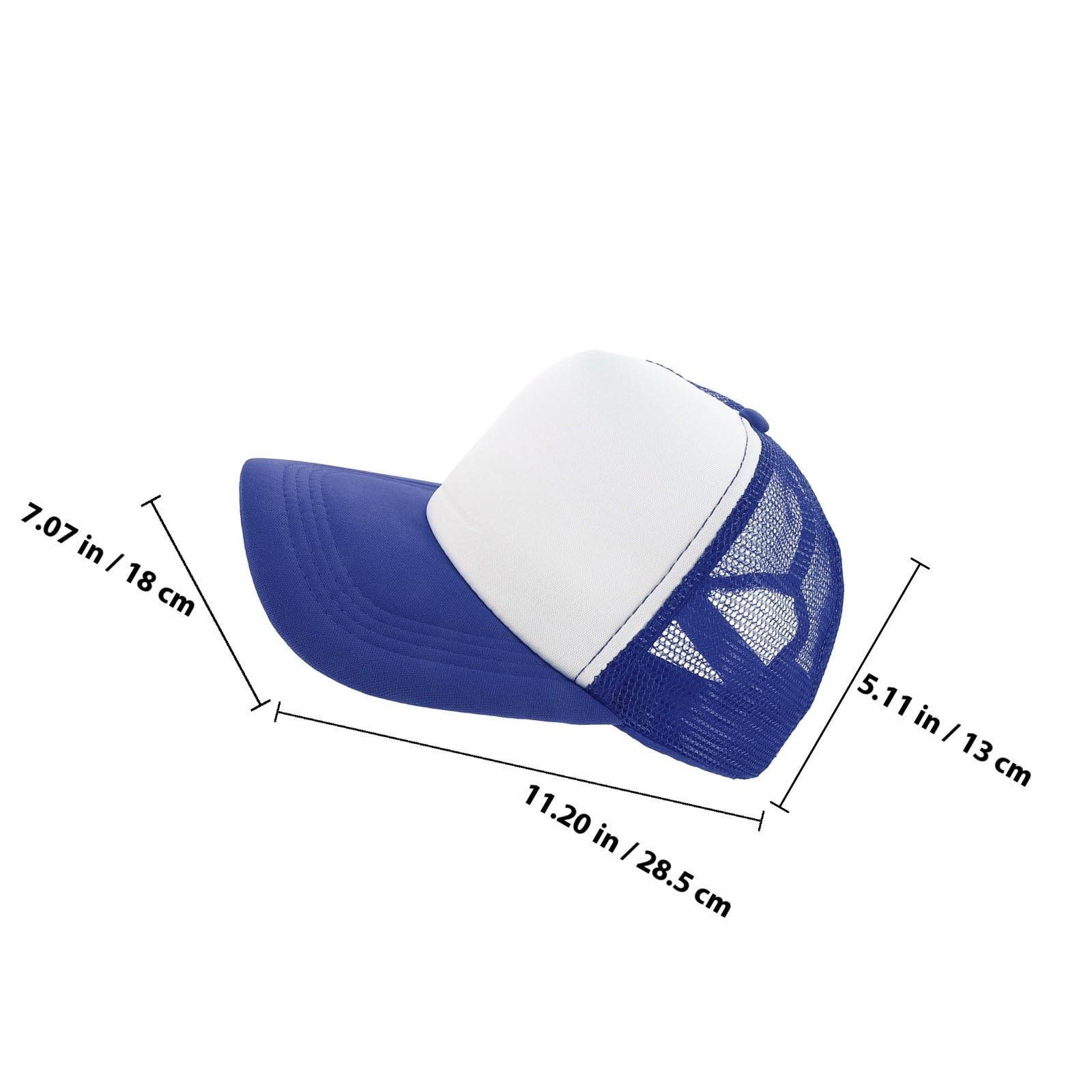 GLEAVI 10Pezzi Cappelli Vuoti Estivi in Poliestere Sublimazione Berretti Baseball DIY Trasferimento Termico per Uomo Donna Campeggio Pesca