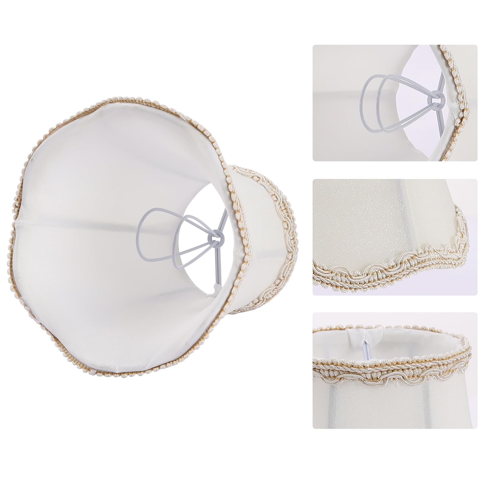 Moderno estilo europeo Droplight lámpara de pared vela lámpara lámpara sombra 6 pcs Set (blanco) 8
