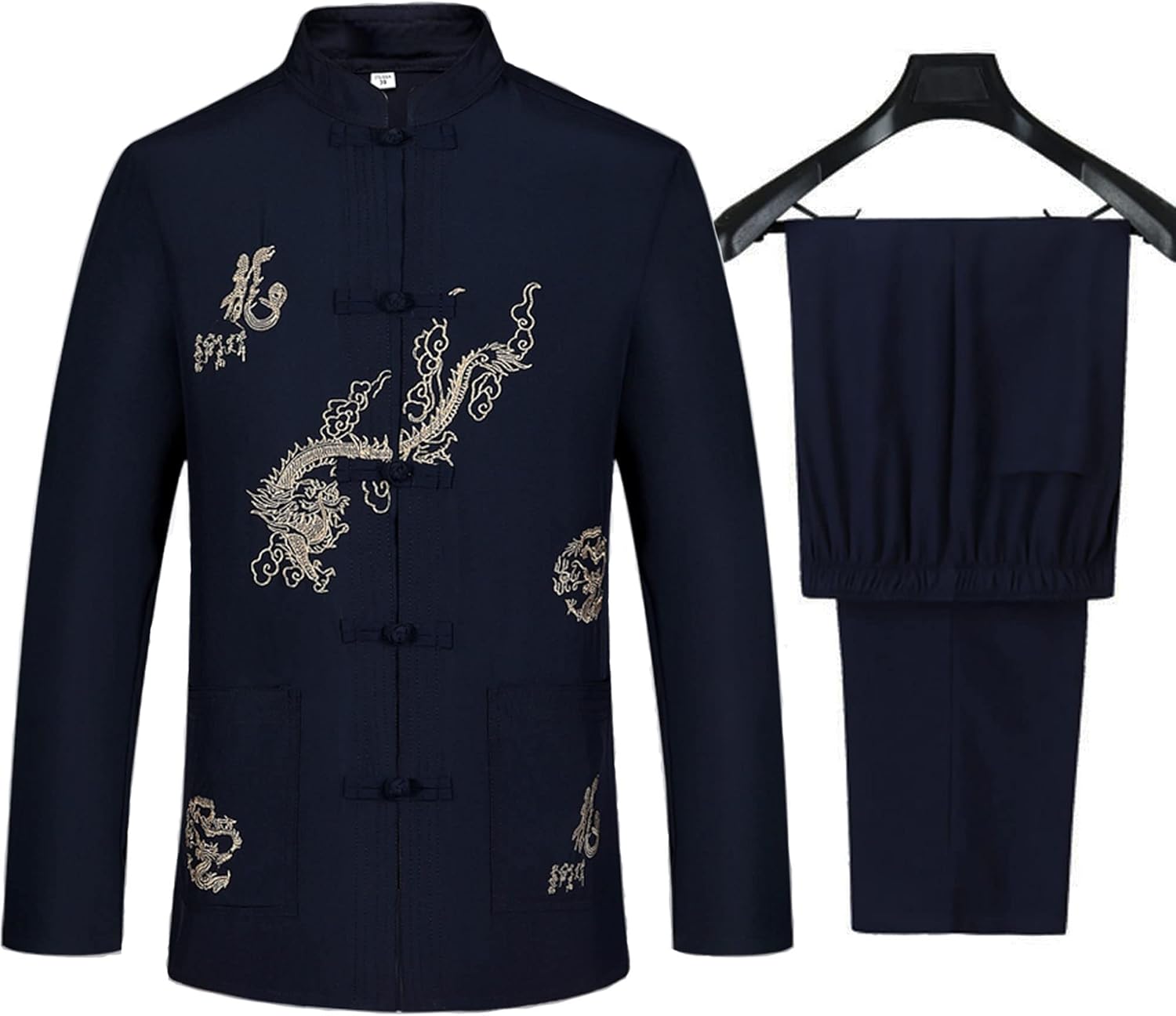 wecotton Kung Fu Uniform Tang Men Chinese Traditional Clothing Hanfu Martial Arts